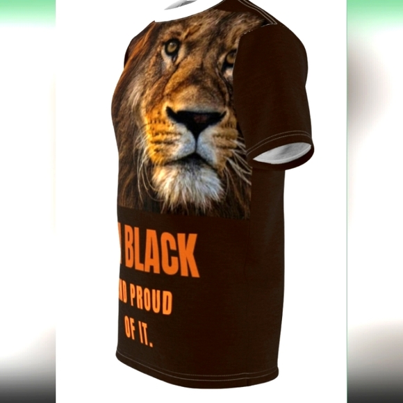 I'm Black And Proud Of It! Unisex Cut and Sew Tee - Picture 3 of 5